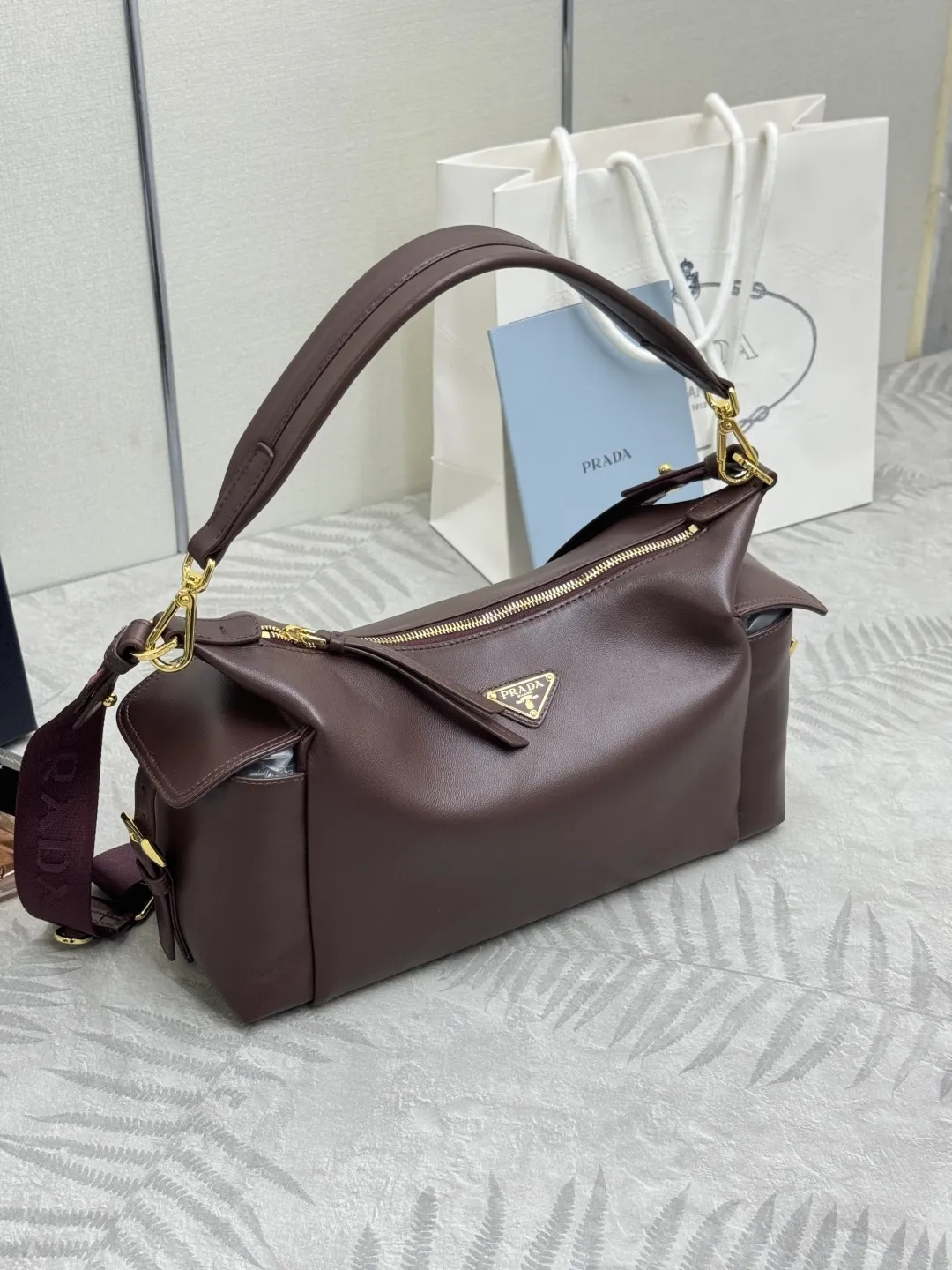 Prada Lambskin Shoulder Bag D99011030 — view 4