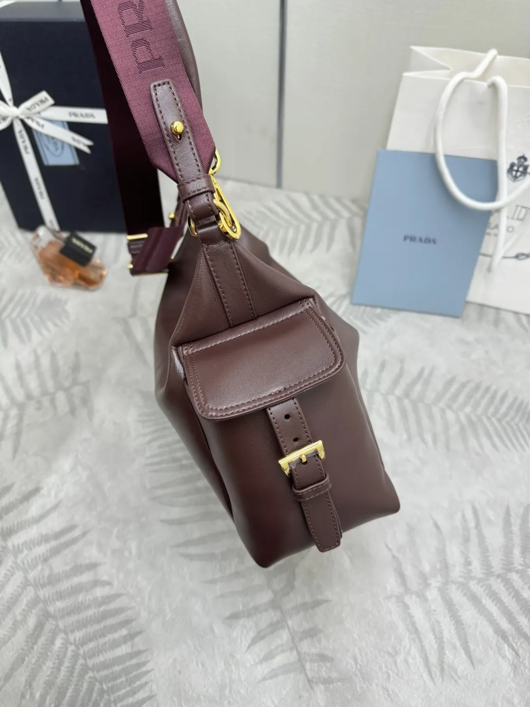 Prada Lambskin Shoulder Bag D99011030 — view 5