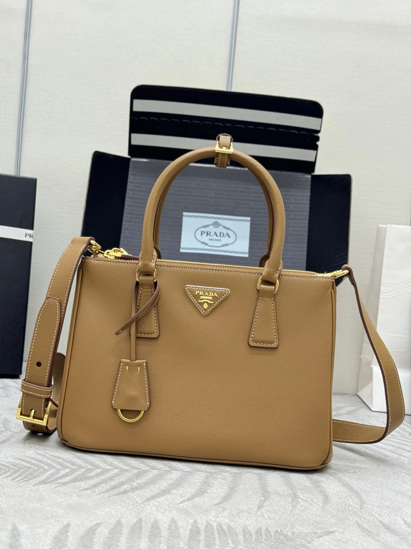 Prada Saffiano Leather Galleria Bag D117011250