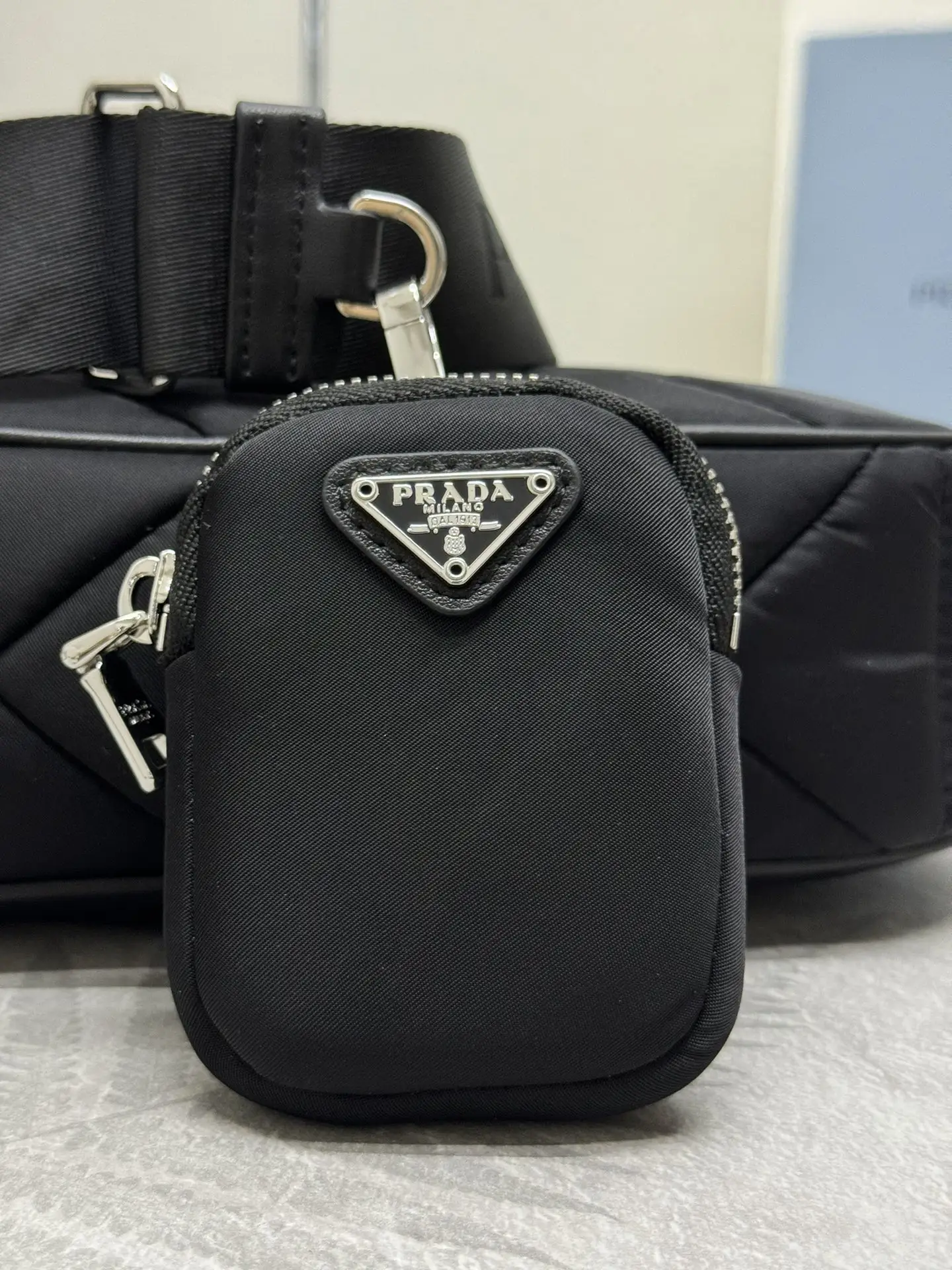 Prada Re-Edition 1BC151 Quilted Nylon Shoulder Bag D71011254 — view 6