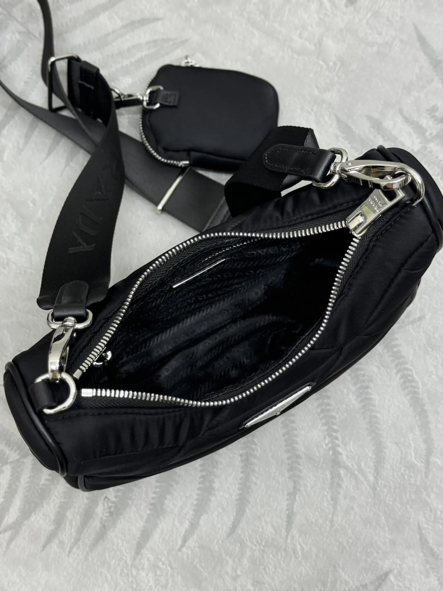 Prada Re-Edition 1BC151 Quilted Nylon Shoulder Bag D71011254 — view 8
