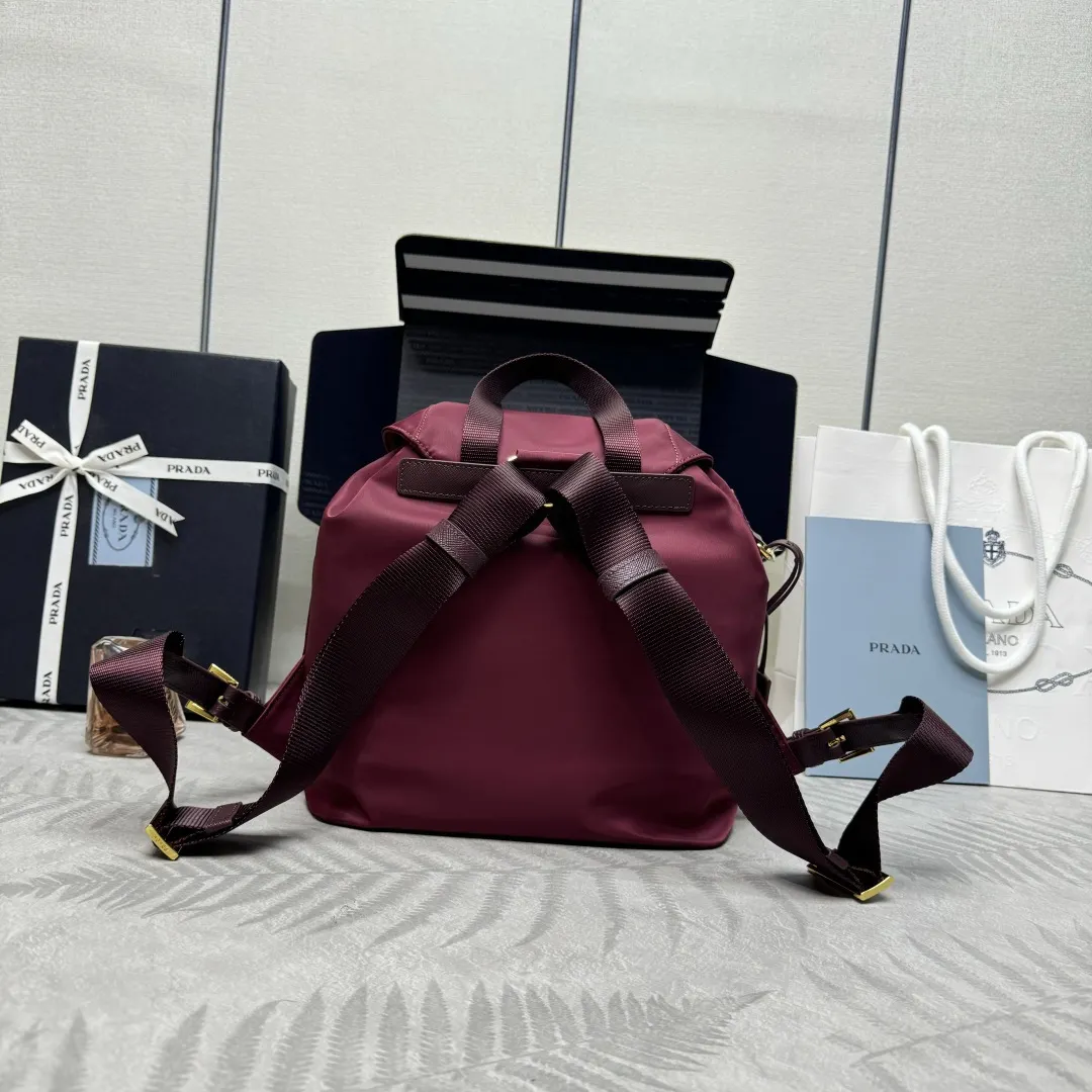 Prada Re-Nylon Backpack with Buckle Pockets D76011262 — view 2