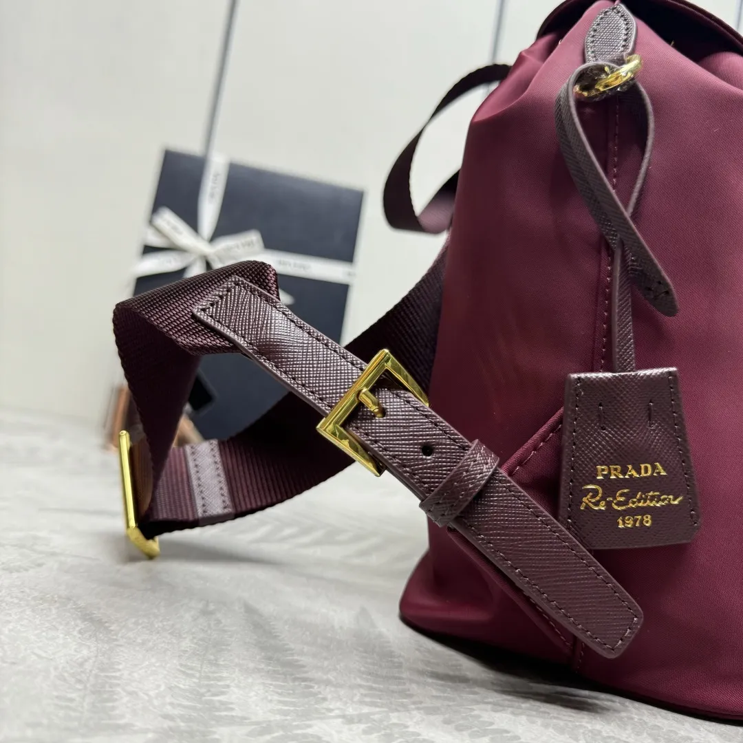 Prada Re-Nylon Backpack with Buckle Pockets D76011262 — view 6