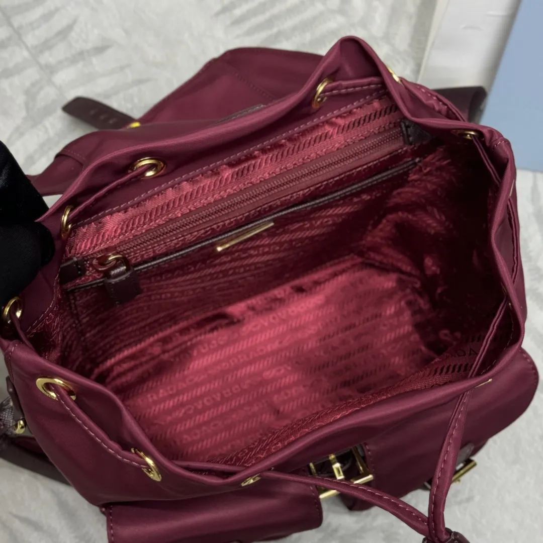 Prada Re-Nylon Backpack with Buckle Pockets D76011262 — view 8