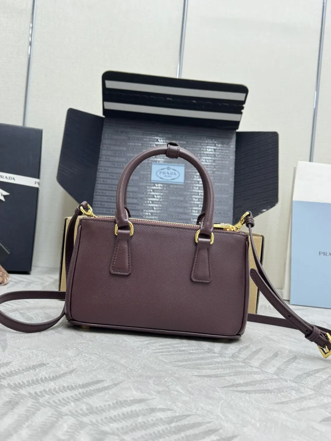 Prada Galleria Mini Saffiano Leather Bag D94011264 — view 2