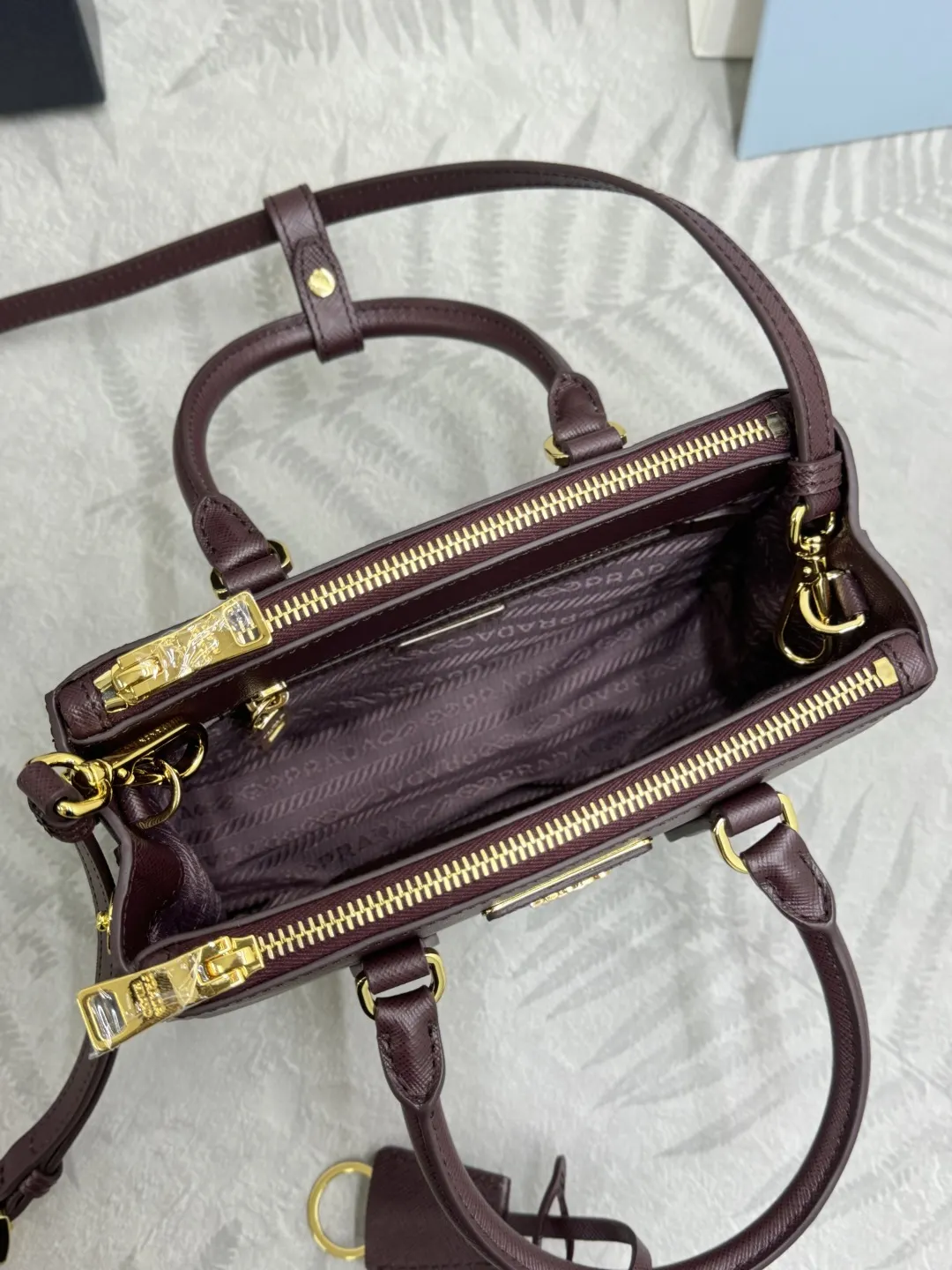 Prada Galleria Mini Saffiano Leather Bag D94011264 — view 8