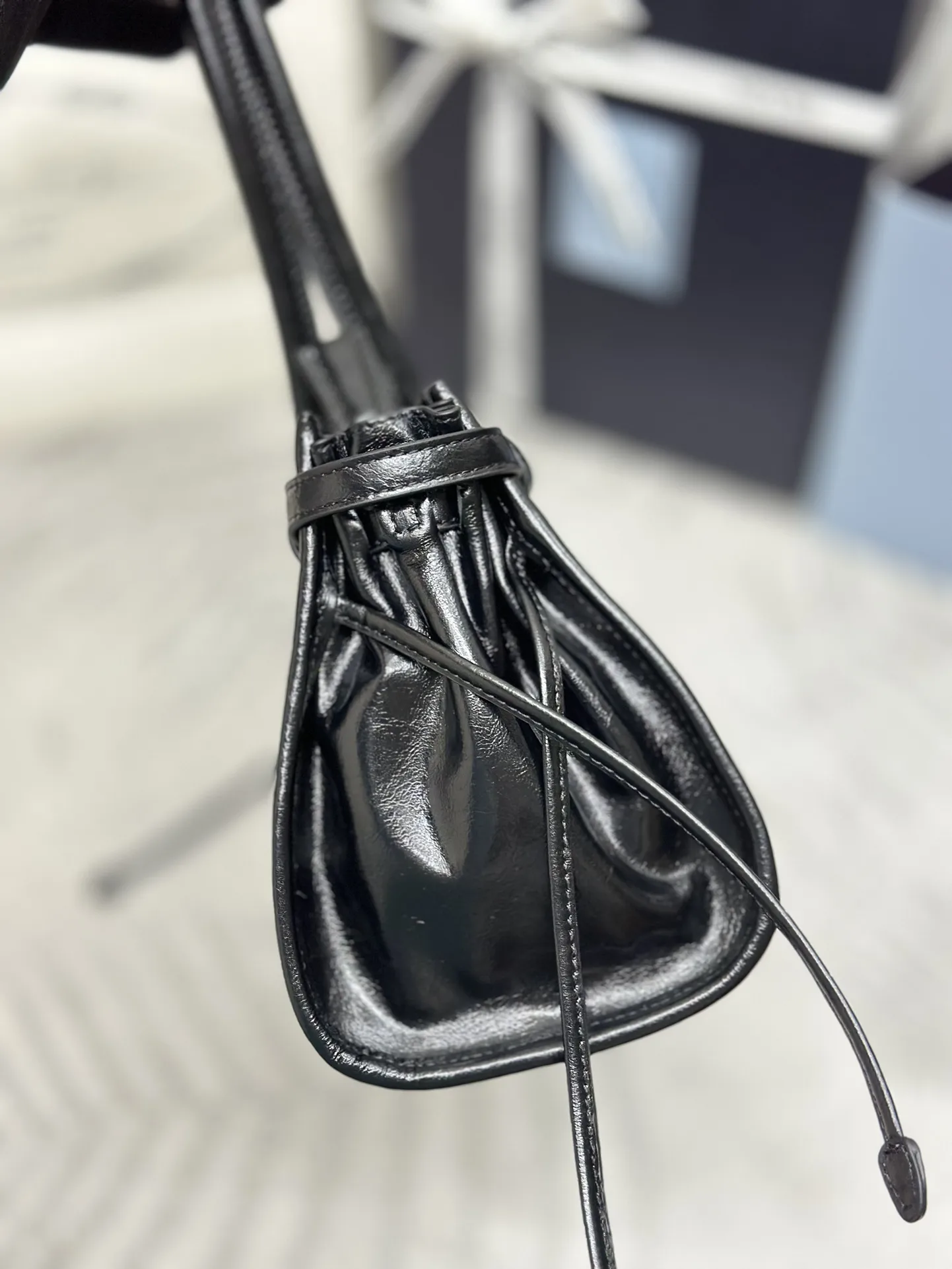 Prada Soft Lux Leather Top-Handle Bag D105011265 — view 5