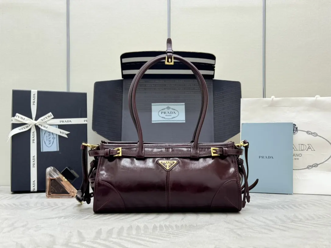 Soft Lux Leather Top-Handle Crossbody Bag D105011266