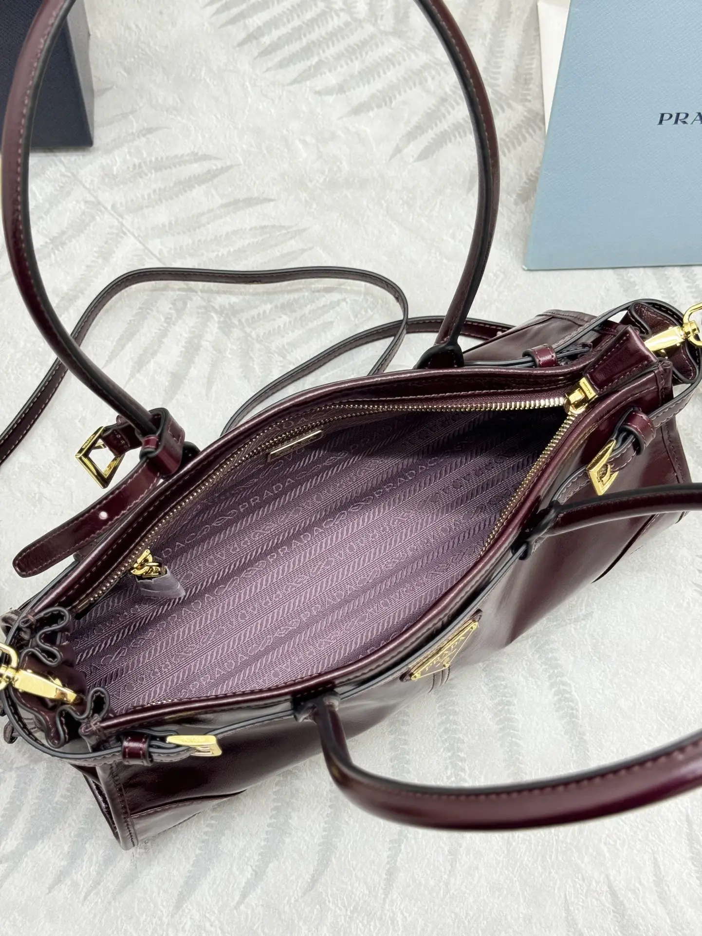 Soft Lux Leather Top-Handle Crossbody Bag D105011266 — view 8