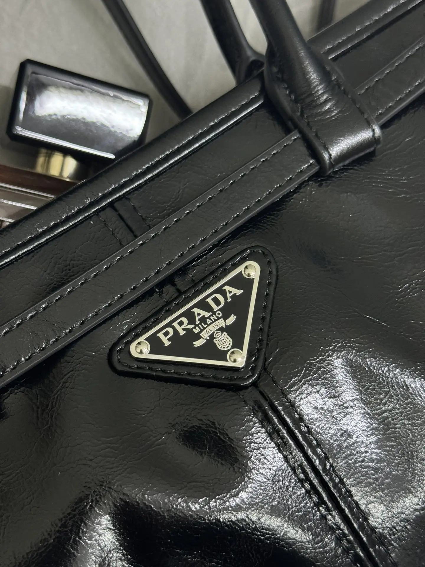 Lux Soft Leather Top-Handle Shoulder Bag D105011267 — view 7