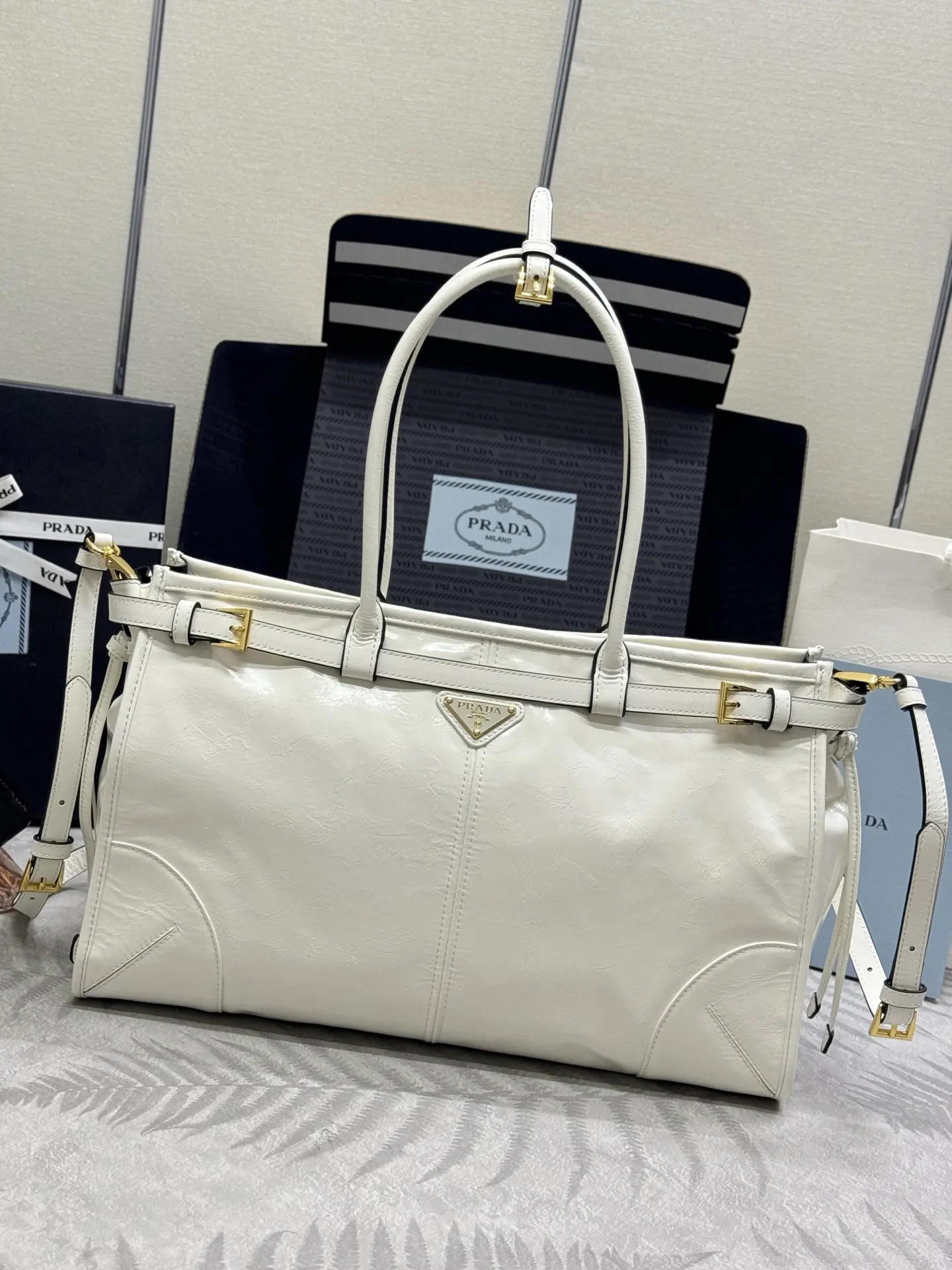 Soft Lux Leather Top-Handle Crossbody Bag D115011272