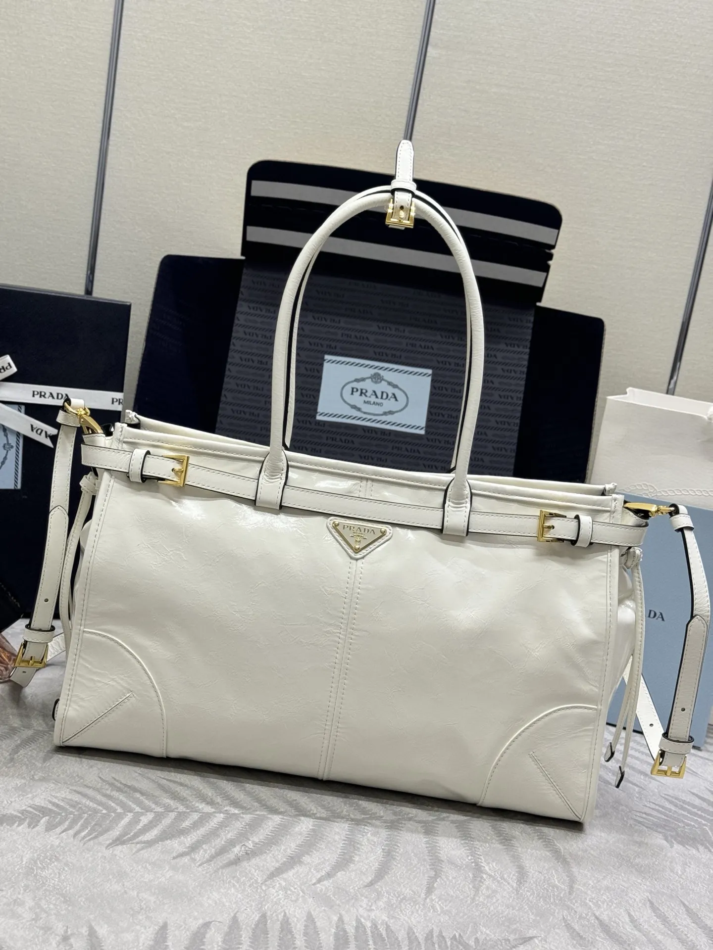 Soft Lux Leather Top-Handle Crossbody Bag D115011272