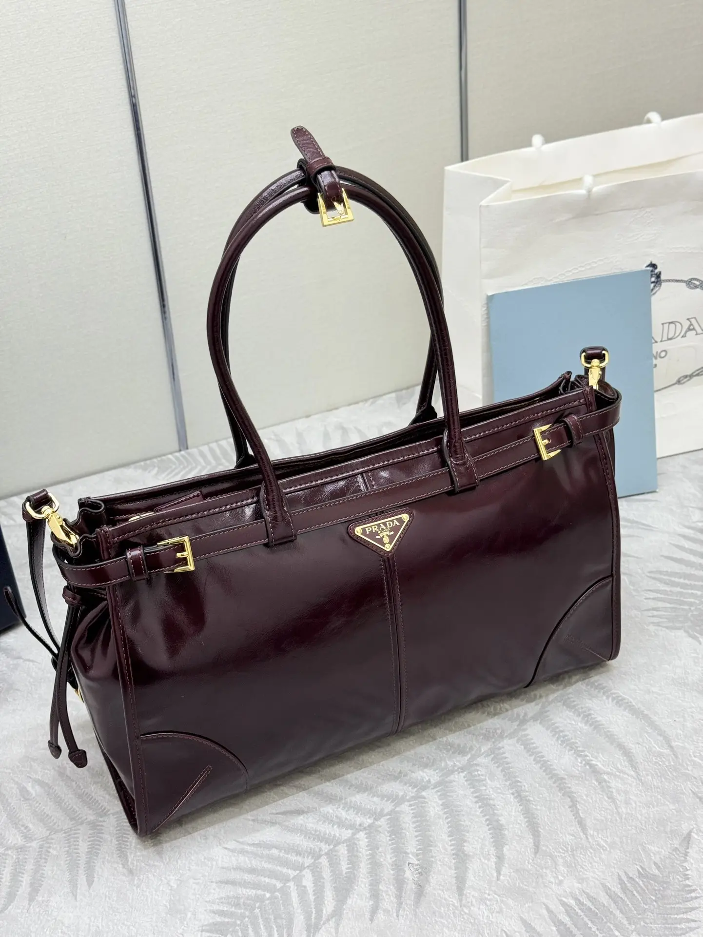 Soft Lux Leather Top-Handle & Crossbody Bag D115011275 — view 3
