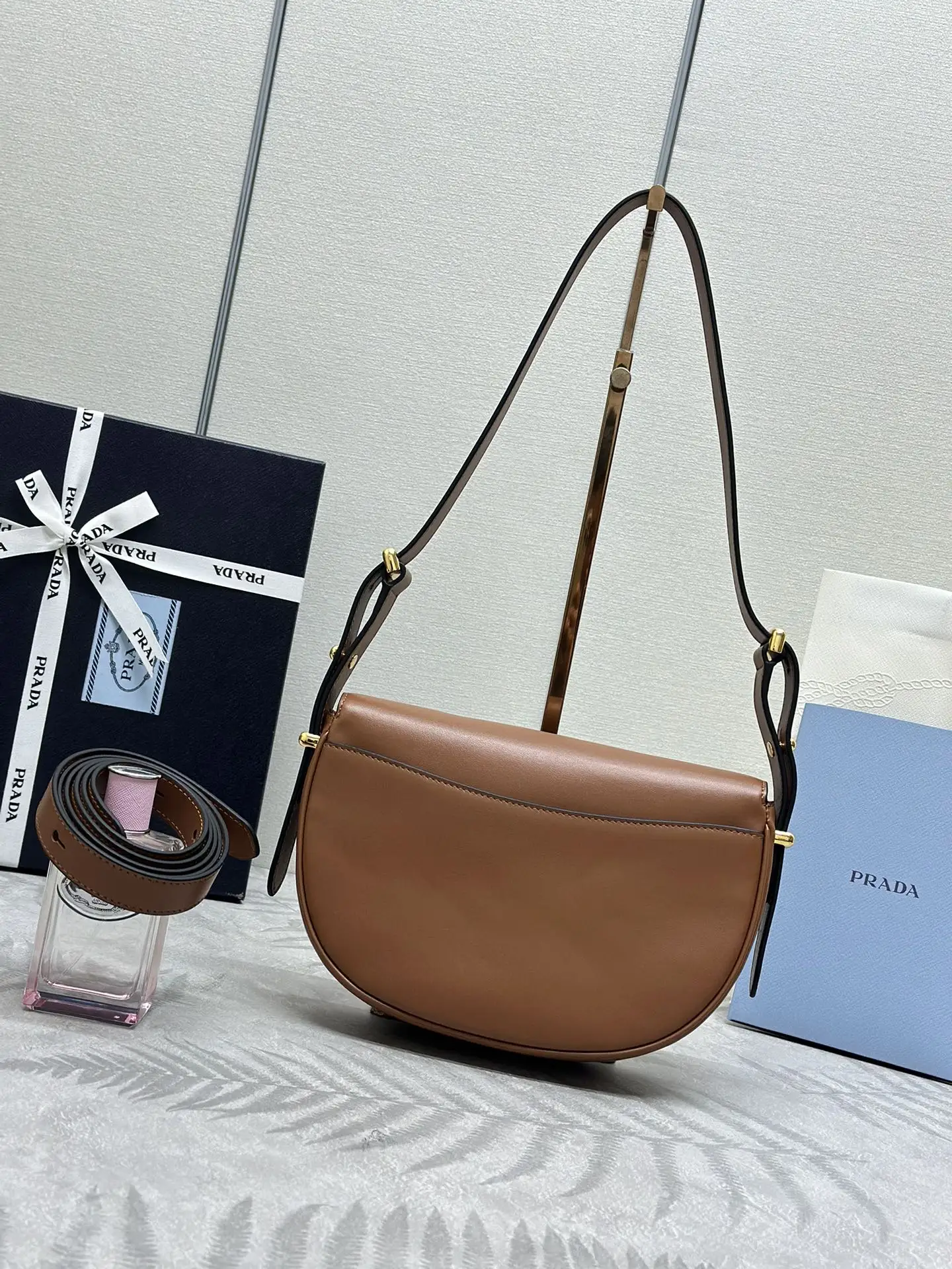 Prada Moon Saddle Bag with Double Straps D93011277 — view 2