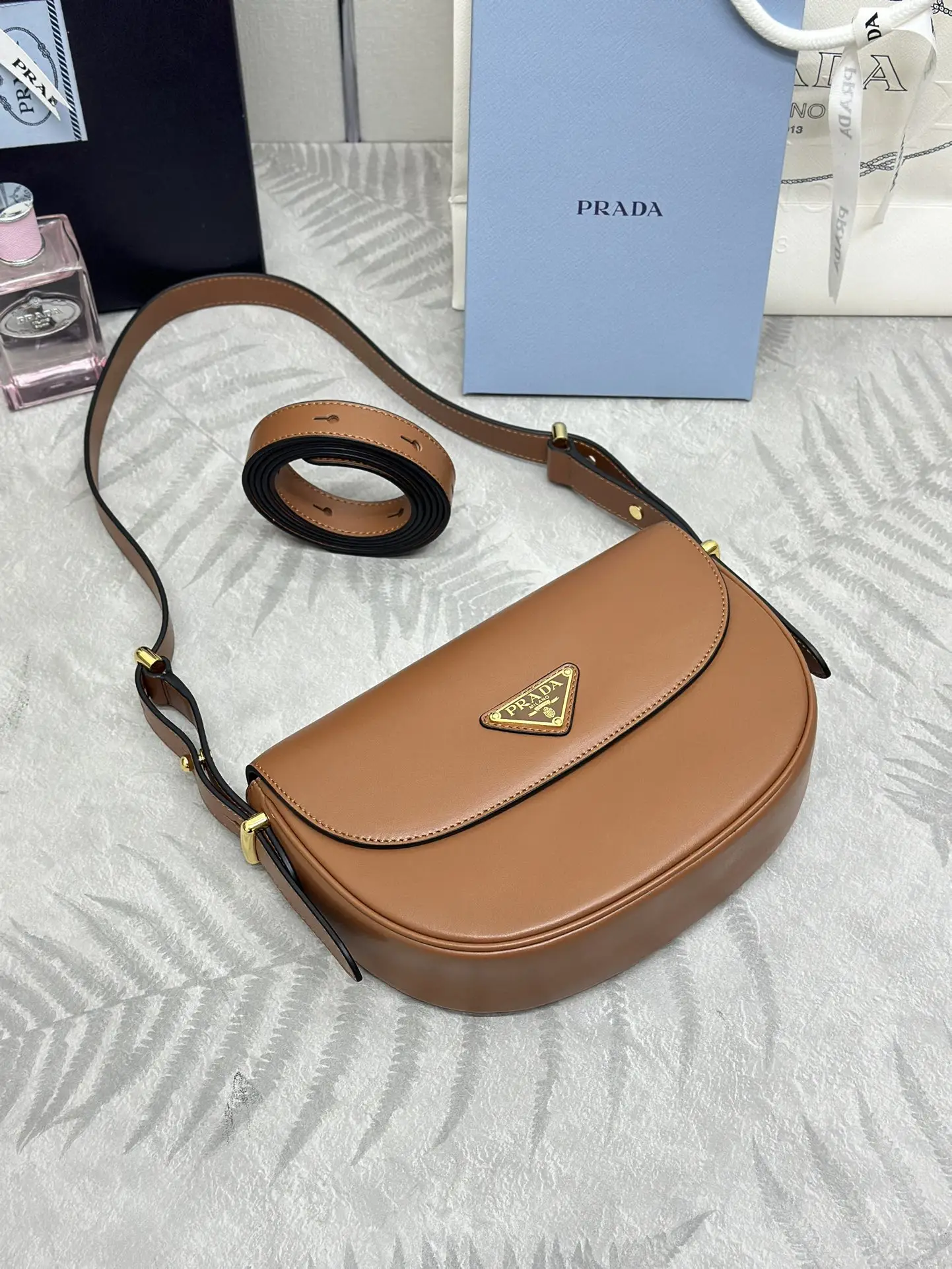 Prada Moon Saddle Bag with Double Straps D93011277 — view 3
