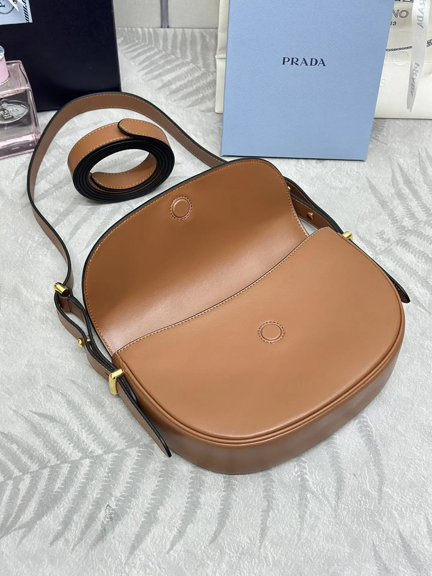 Prada Moon Saddle Bag with Double Straps D93011277 — view 5