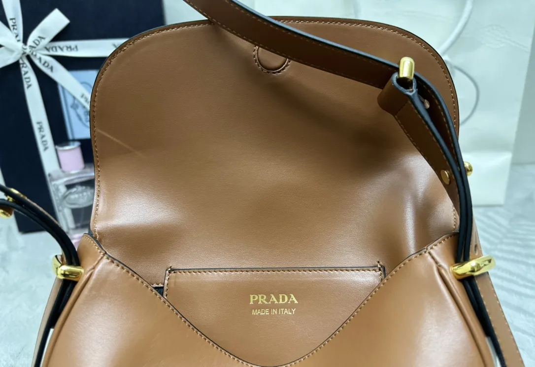 Prada Moon Saddle Bag with Double Straps D93011277 — view 8