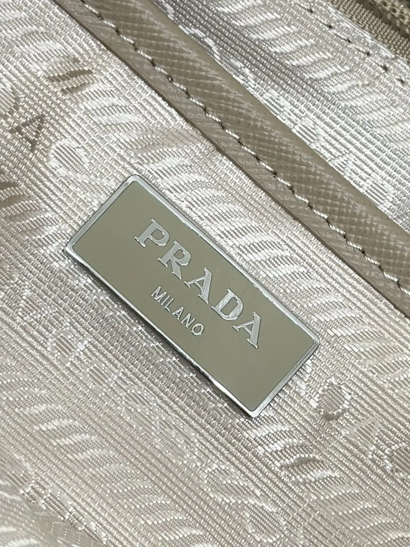 Prada Nylon Saffiano-Trim Backpack with Pouch D77011280 — view 9