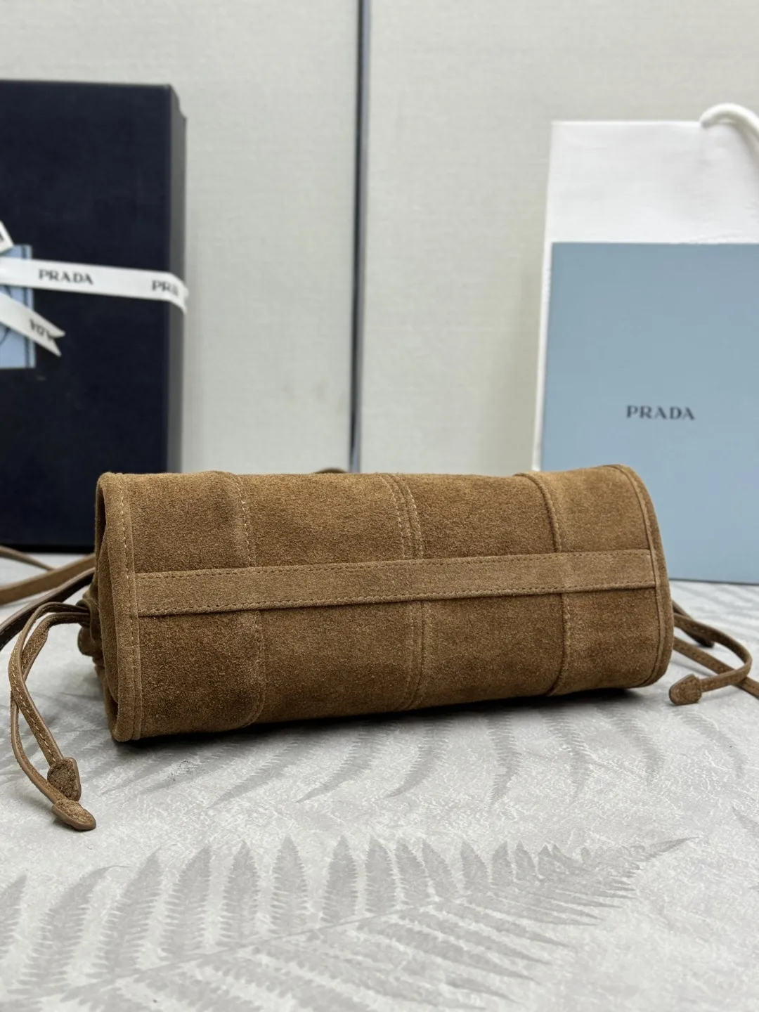Softlux Suede Mini Top-Handle Crossbody Bag D96011281 — view 6