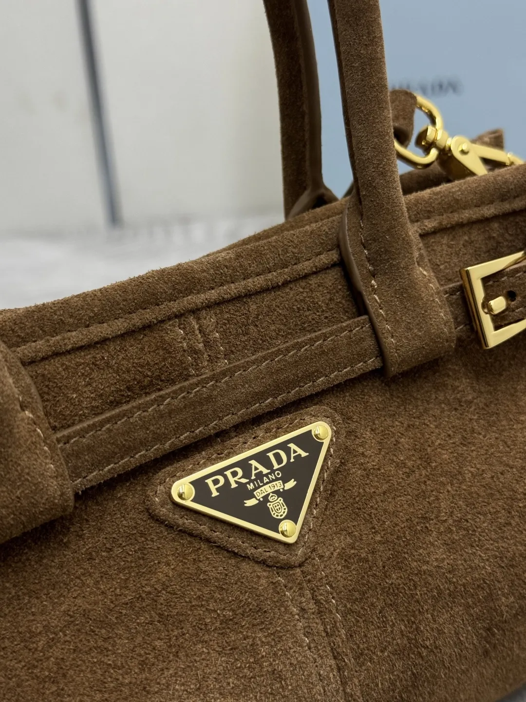 Softlux Suede Mini Top-Handle Crossbody Bag D96011281 — view 7