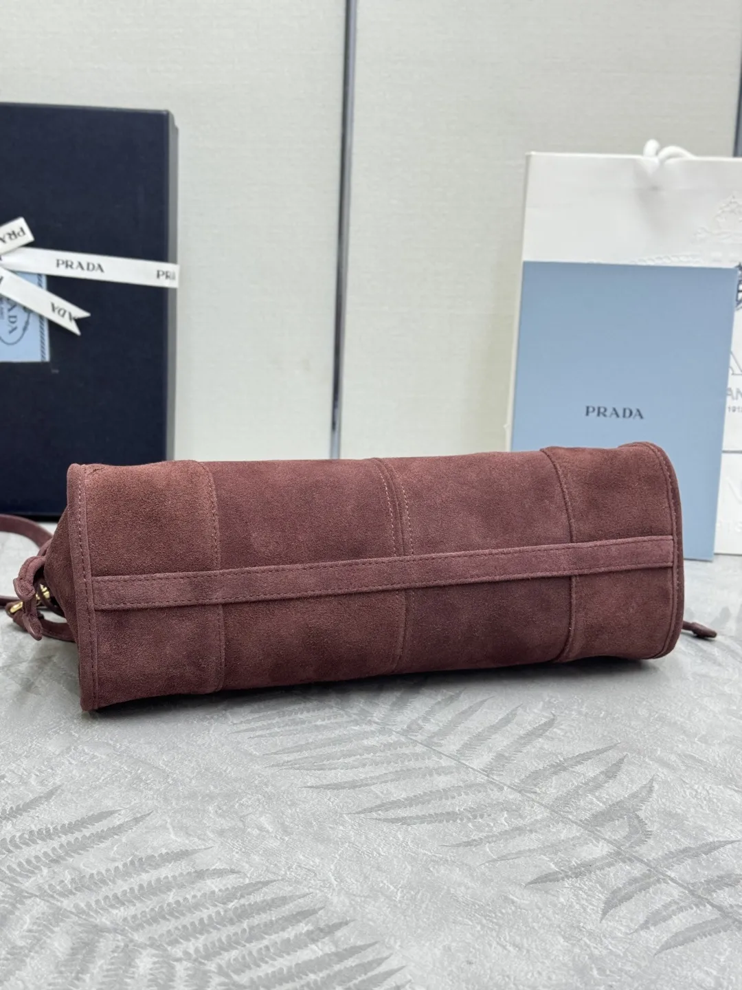 Soft Lux Suede Top-Handle Crossbody Bag D100011282 — view 6