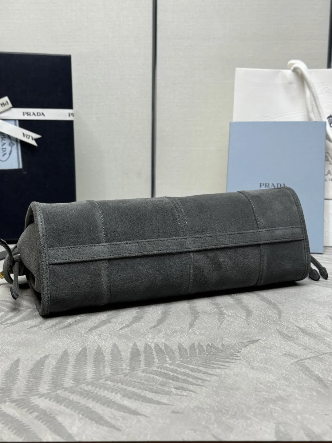 Soft Lux Suede Top-Handle Crossbody Bag D100011284 — view 6