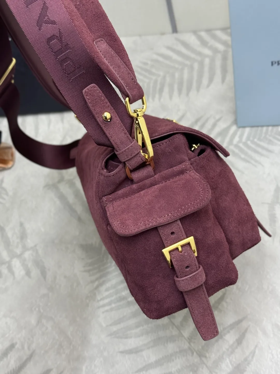 Suede Multi-Pocket Shoulder Bag D99011292 — view 5