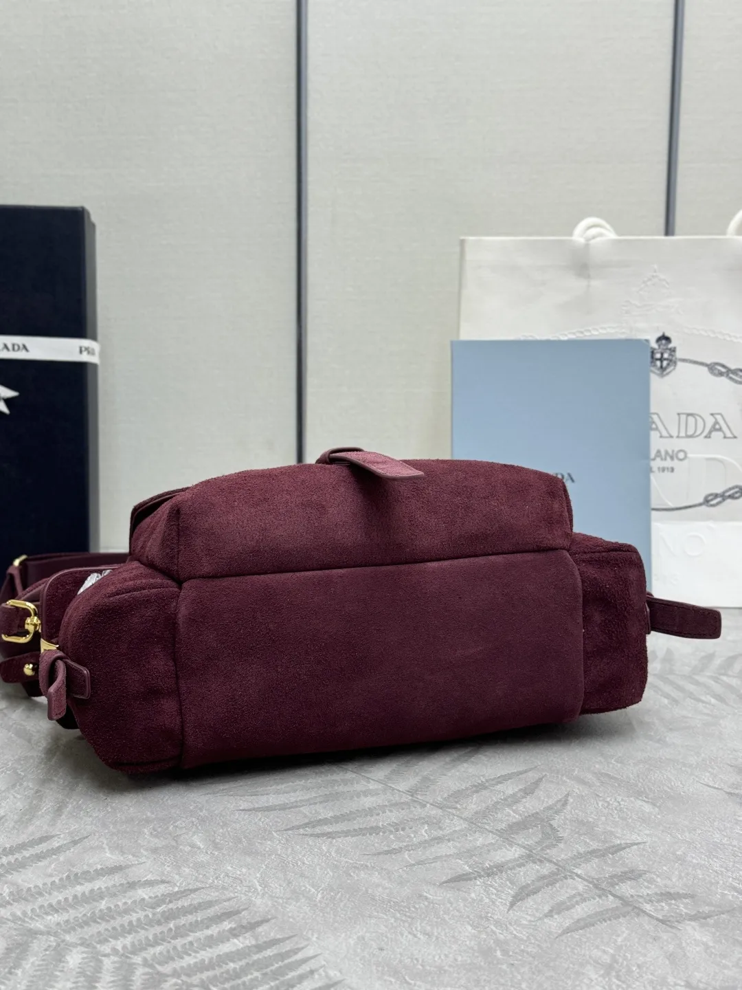 Suede Multi-Pocket Shoulder Bag D99011292 — view 6