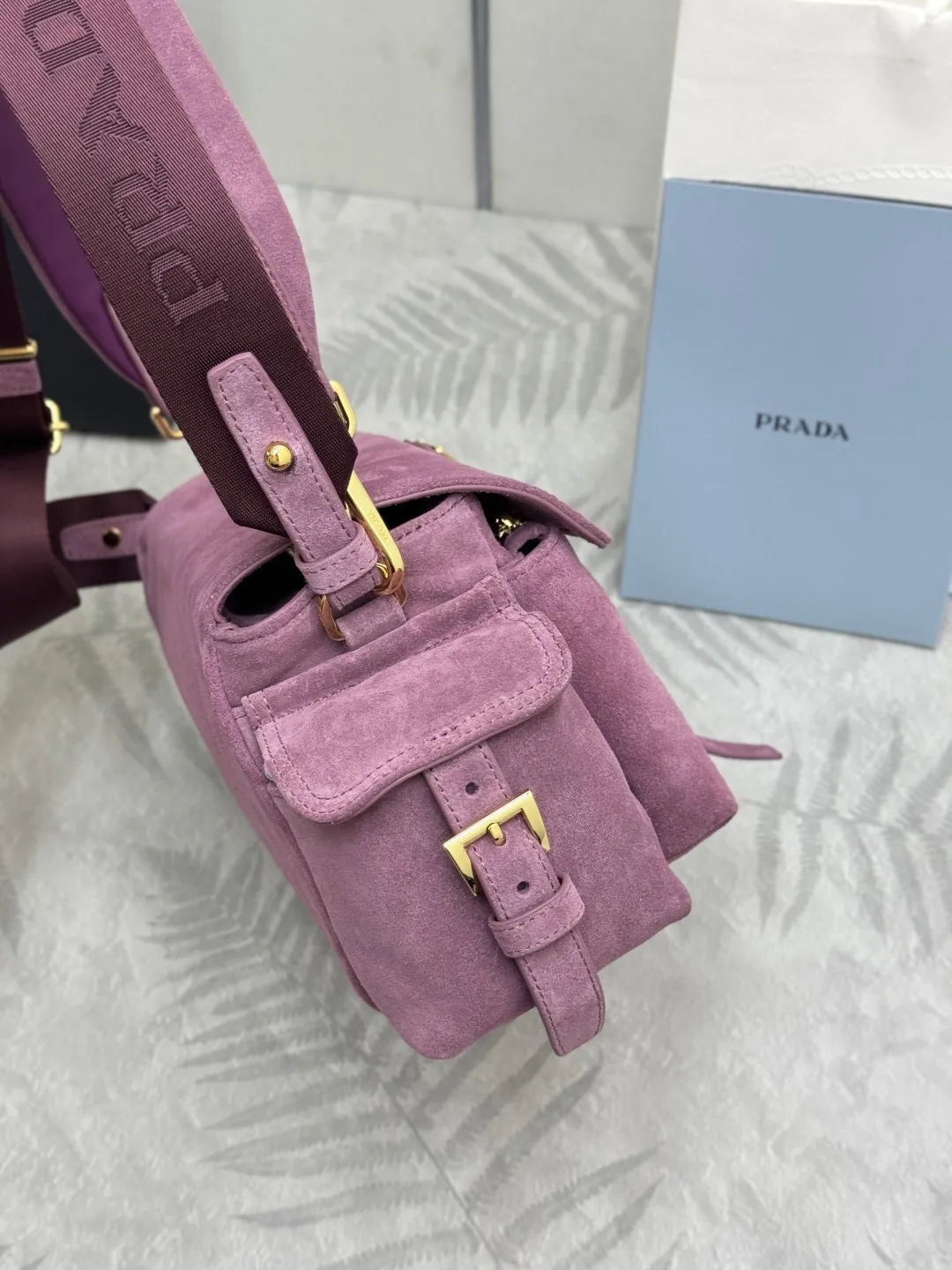 Suede Flap Crossbody Bag D99011293 — view 5