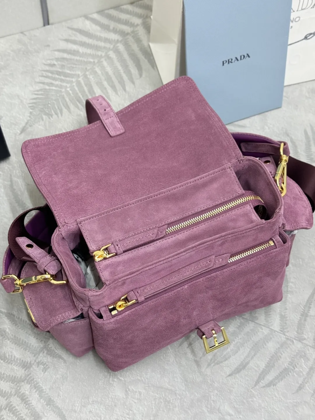 Suede Flap Crossbody Bag D99011293 — view 7