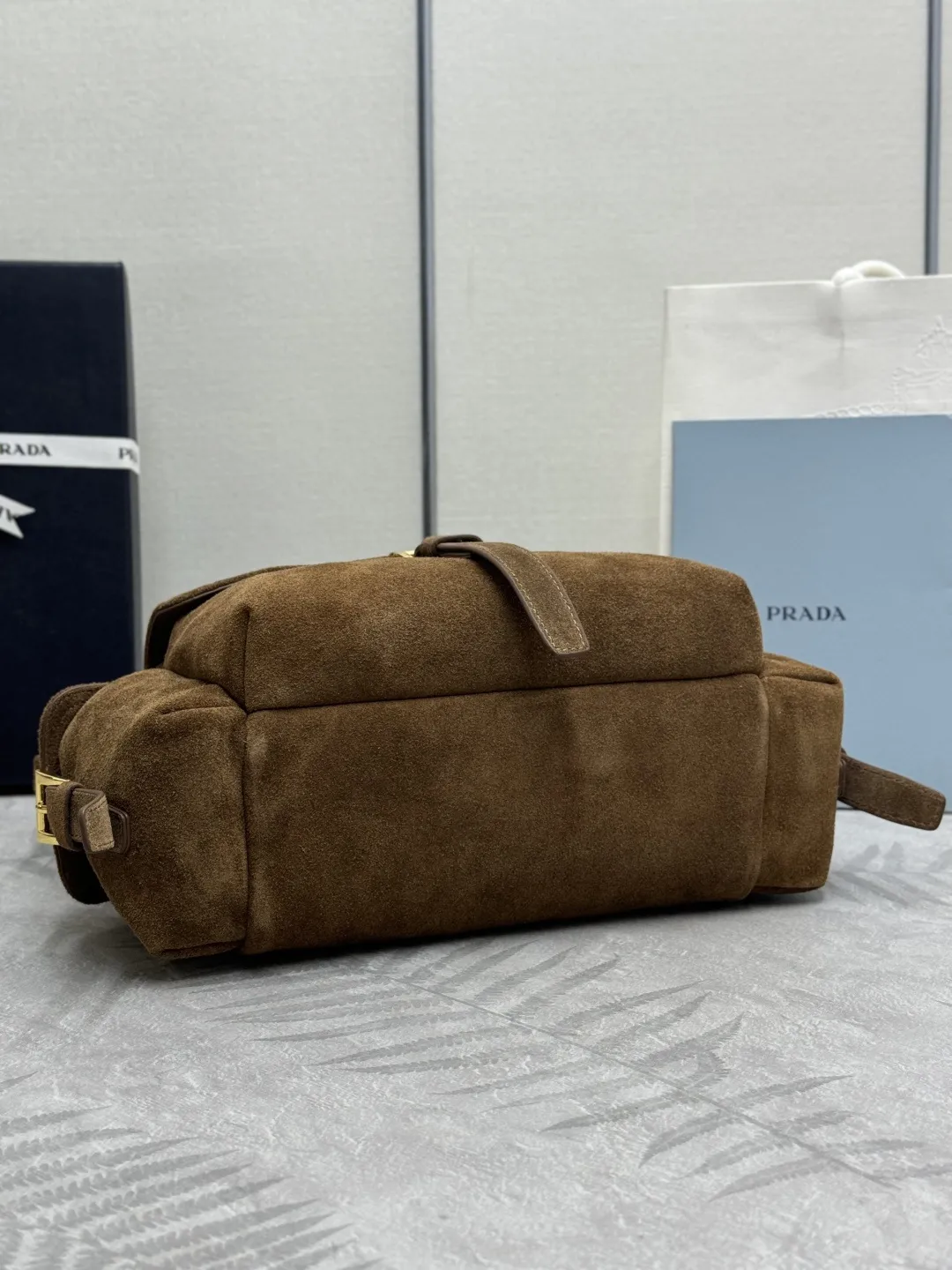 Suede Flap Shoulder Bag D99011012 — view 6