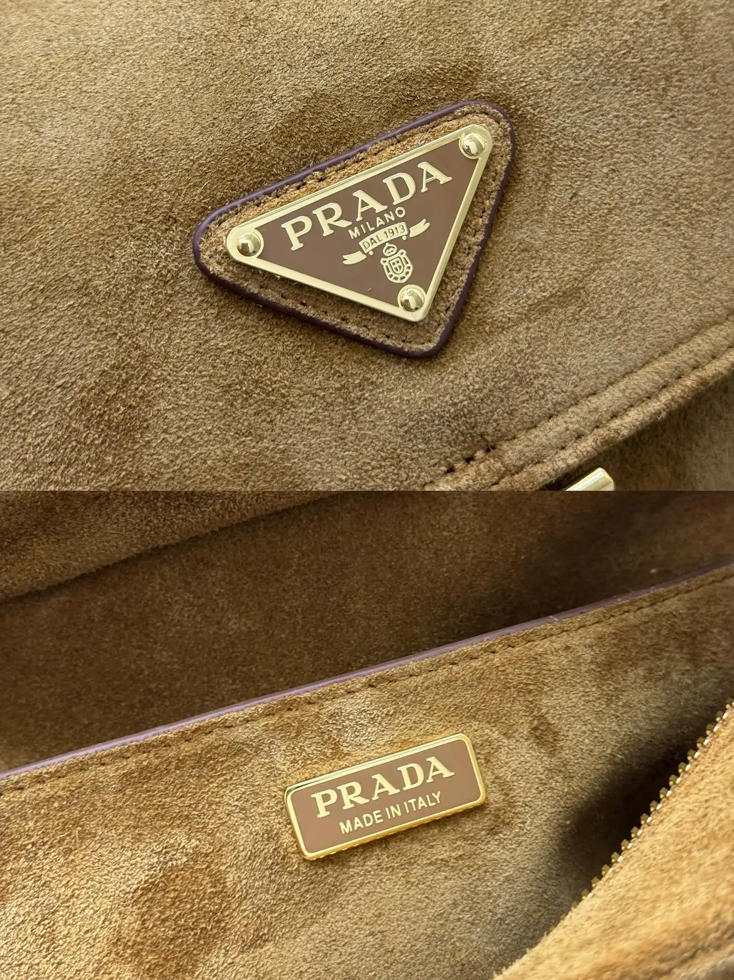 Suede Messenger Bag with Detachable Straps D99011294 — view 9