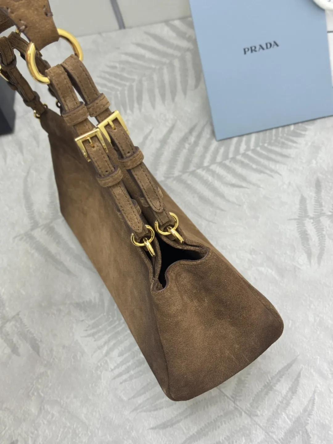Suede Enchaîné Shoulder Bag D103011296 — view 5