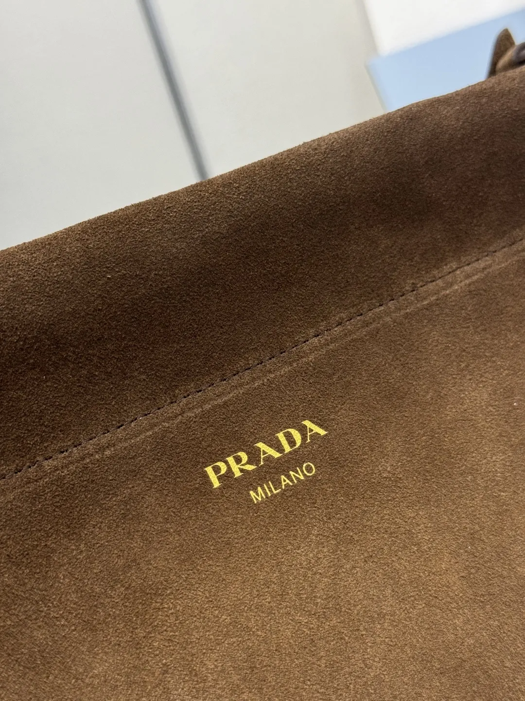 Suede Enchaîné Shoulder Bag D103011296 — view 7