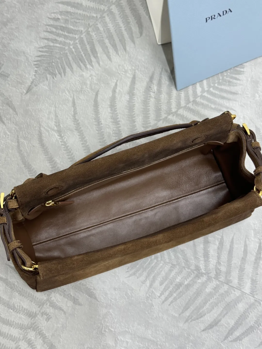 Suede Enchaîné Shoulder Bag D103011296 — view 8