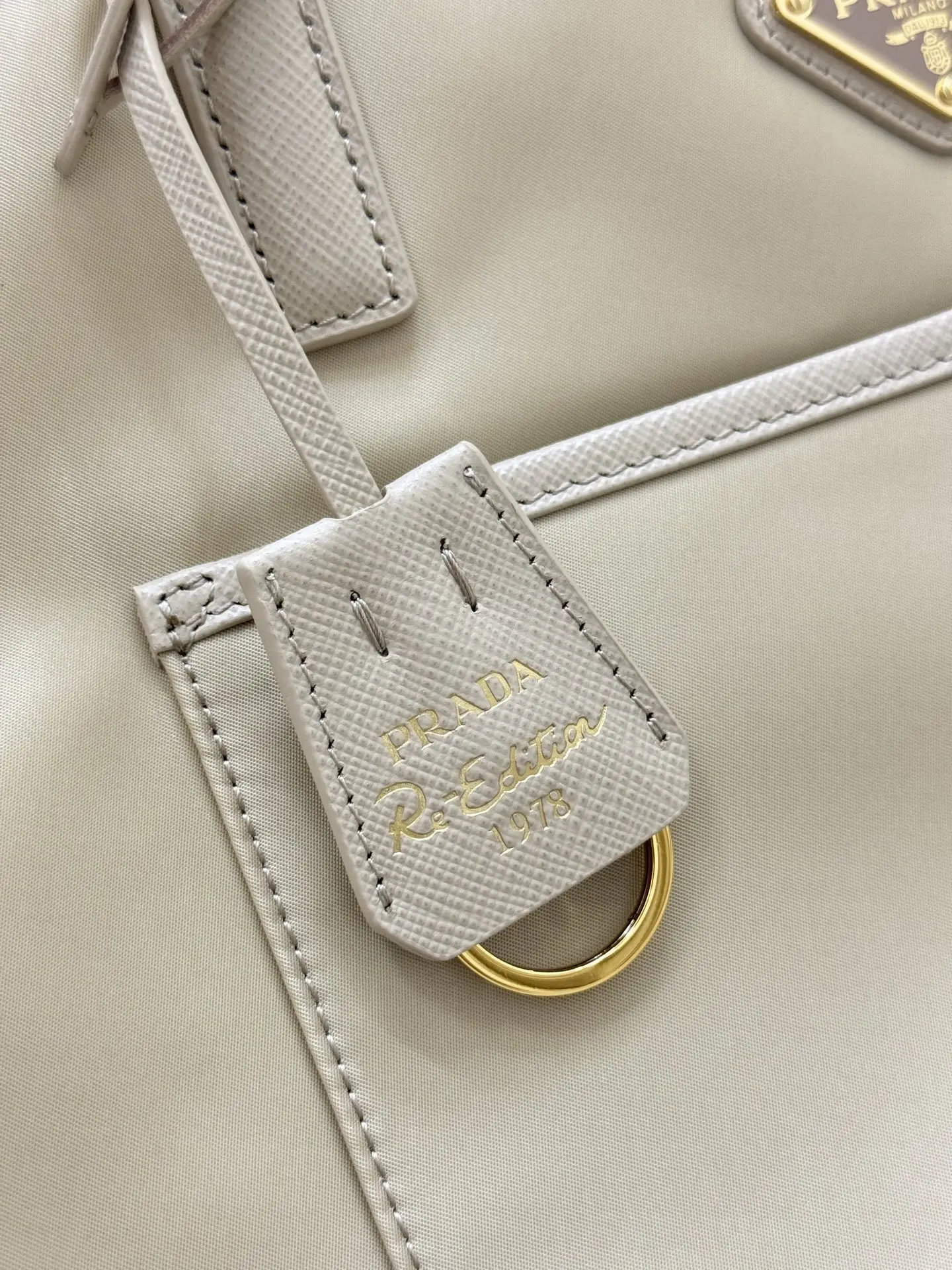 Nylon Tote Bag with Front Pocket D67011298 — view 7