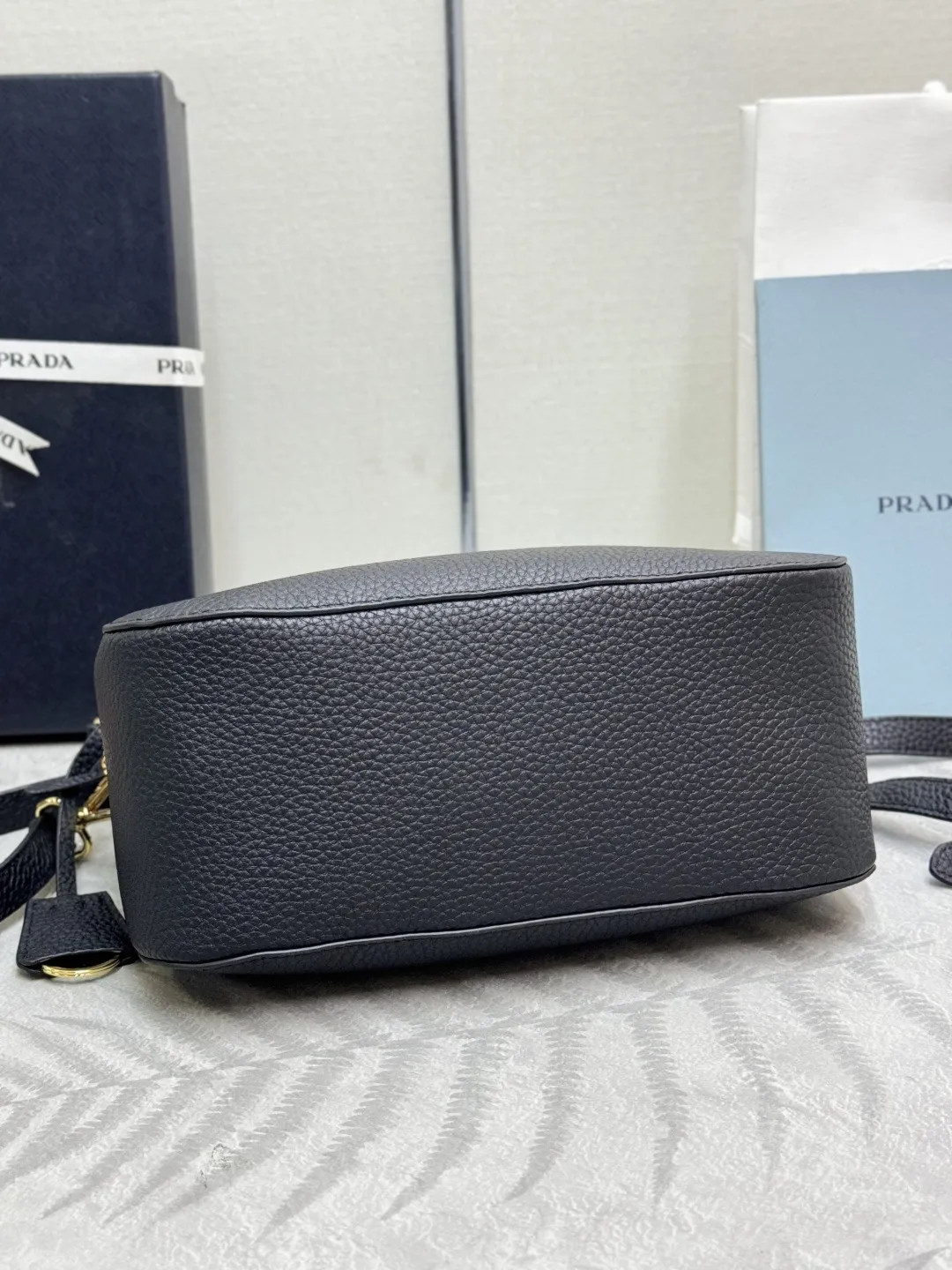 Prada Grained Leather Top-Handle Bag D99011299 — view 6