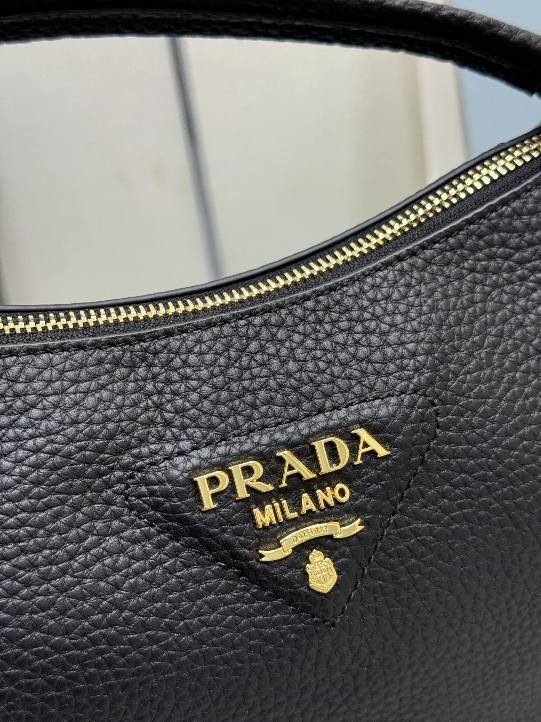 Prada Grained Leather Top-Handle Bag D99011299 — view 7