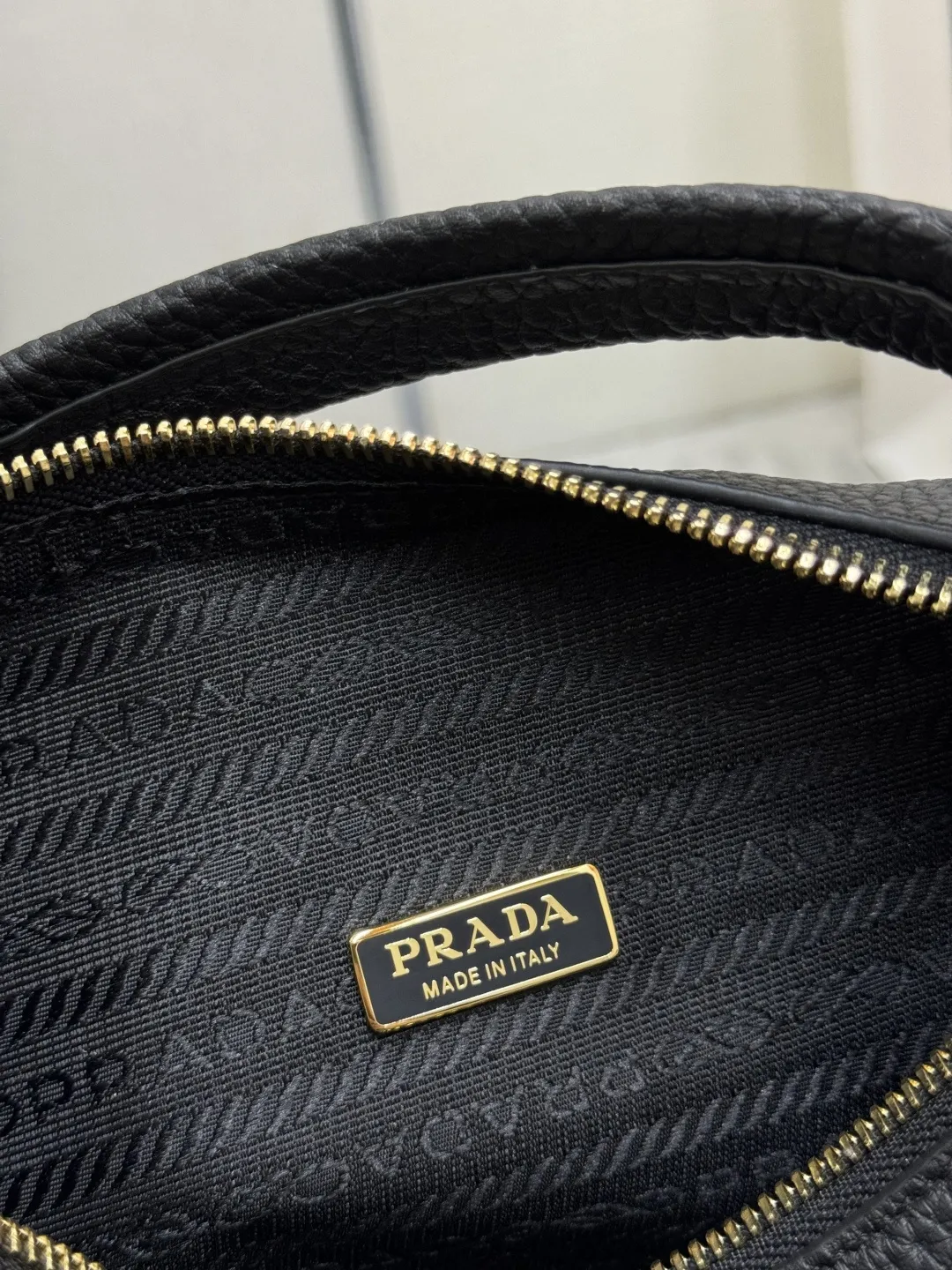 Prada Grained Leather Top-Handle Bag D99011299 — view 9