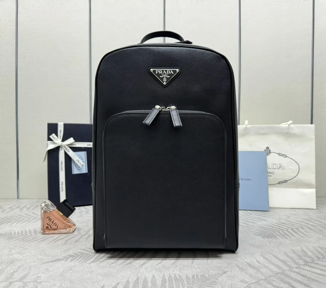 Saffiano Leather Backpack D109011300