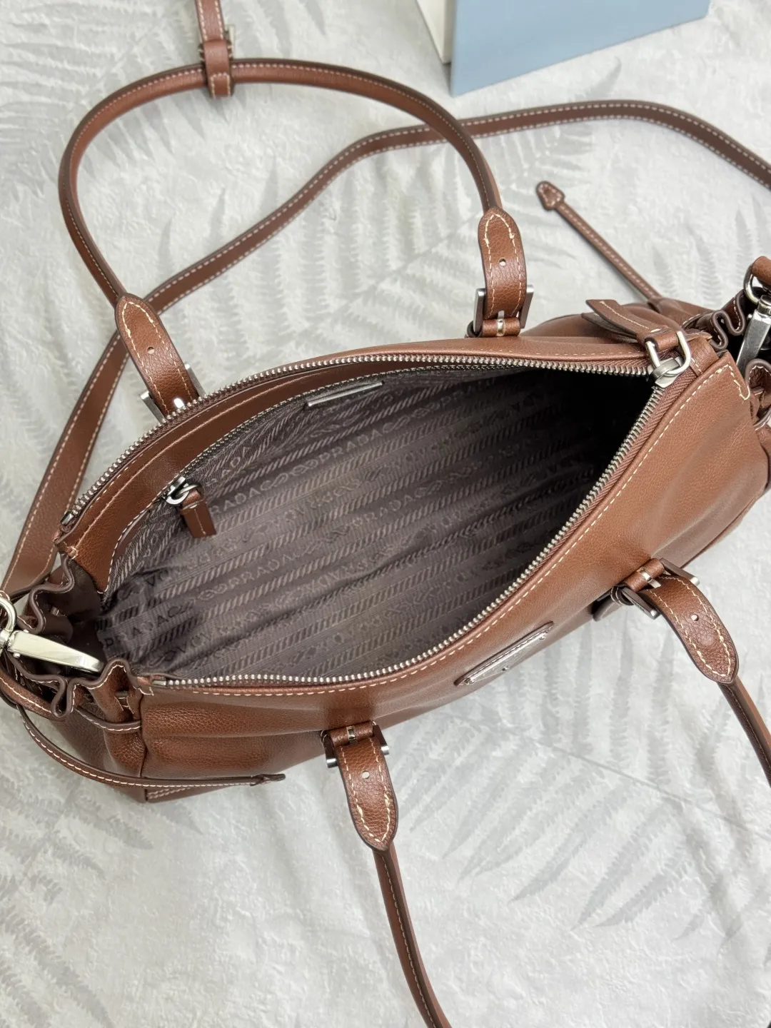 Vintage Leather Top-Handle Bag D106011024 — view 8