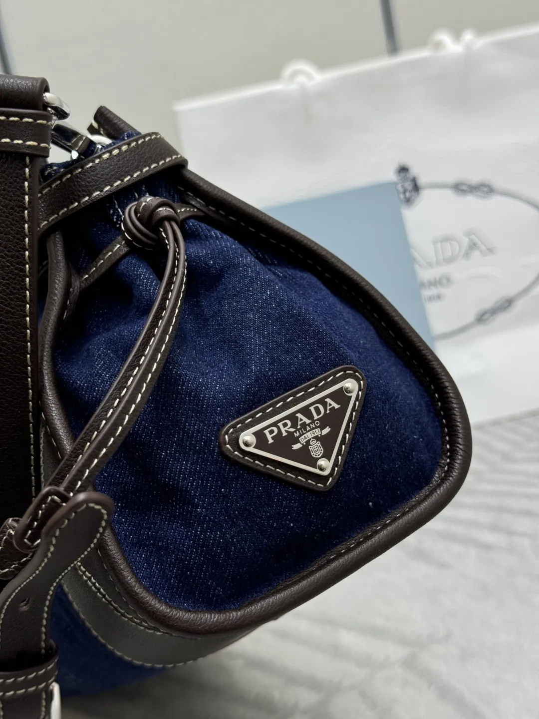 Denim Bonnie Top-Handle Bag D101011305 — view 7