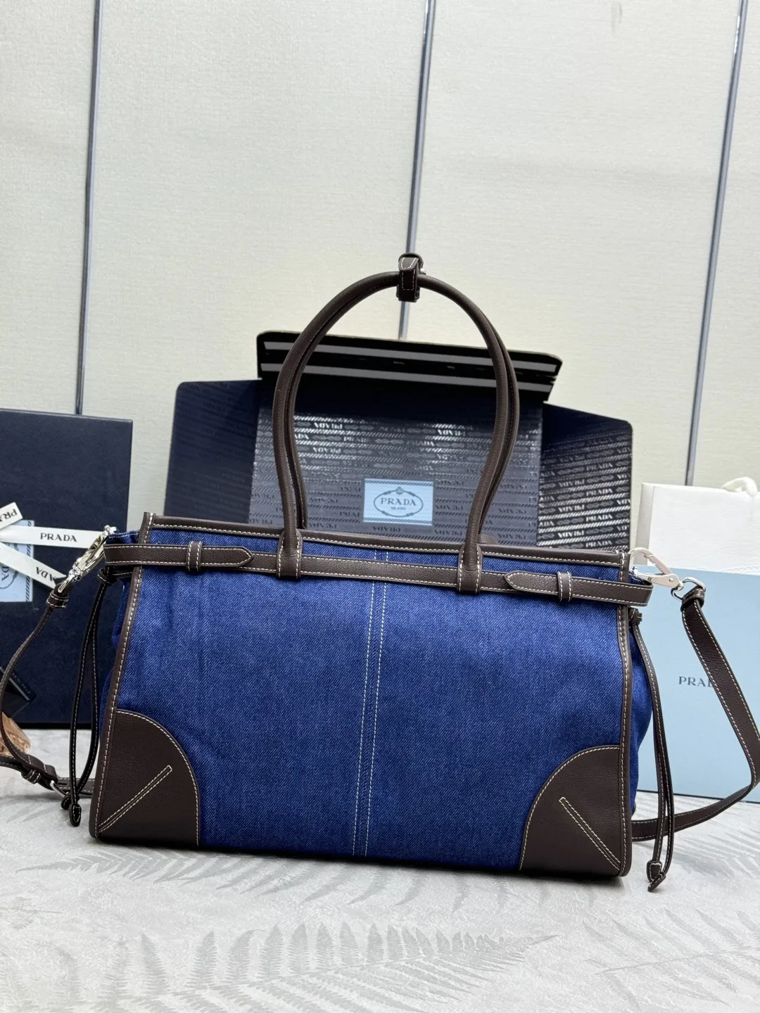 Denim Bonnie Top-Handle Bag D106011306 — view 2