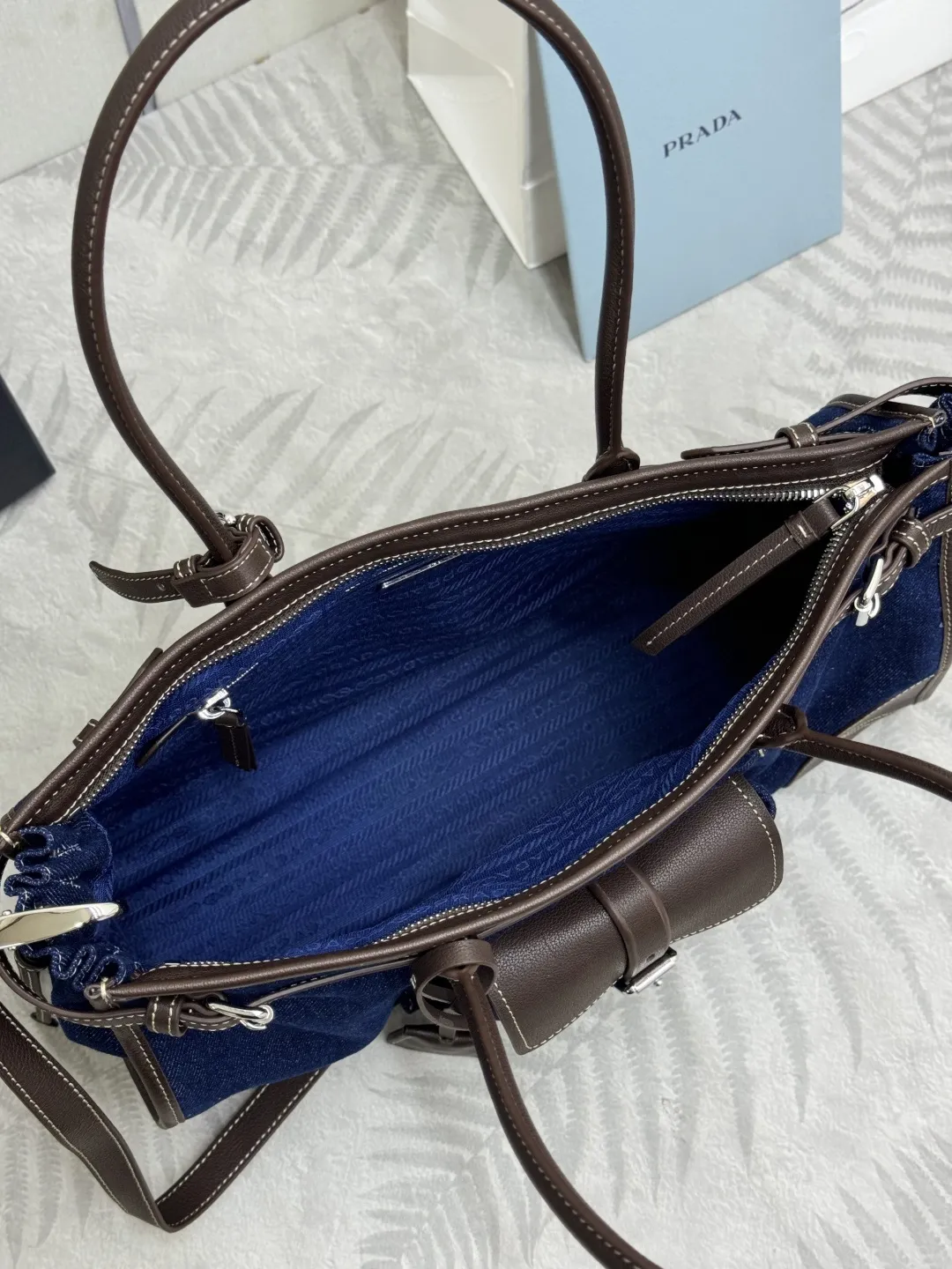 Denim Bonnie Top-Handle Bag D106011306 — view 8