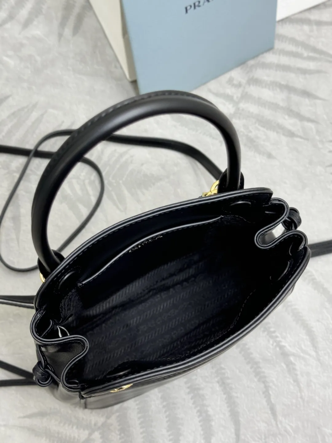 Prada Carry Leather Top-Handle Bag D89011307 — view 8