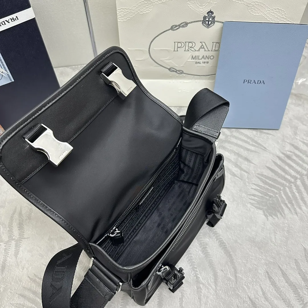 Prada Re-Nylon Small Messenger Bag D79011312 — view 6