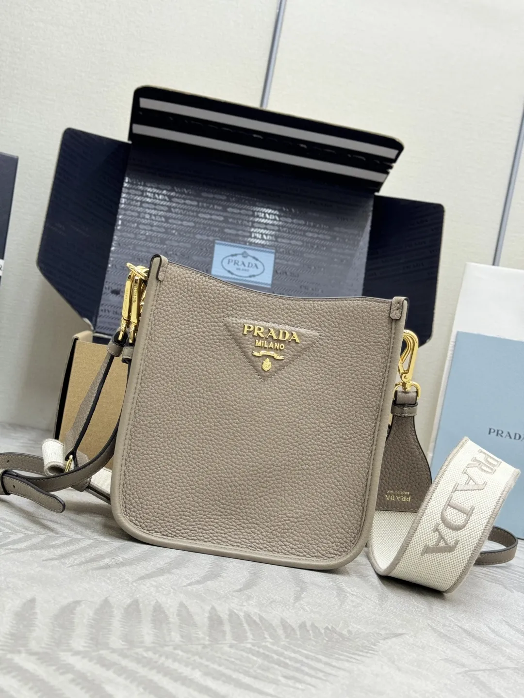 Prada 1BH191 Deerskin Mini Shoulder Bag D96011313 — view 2