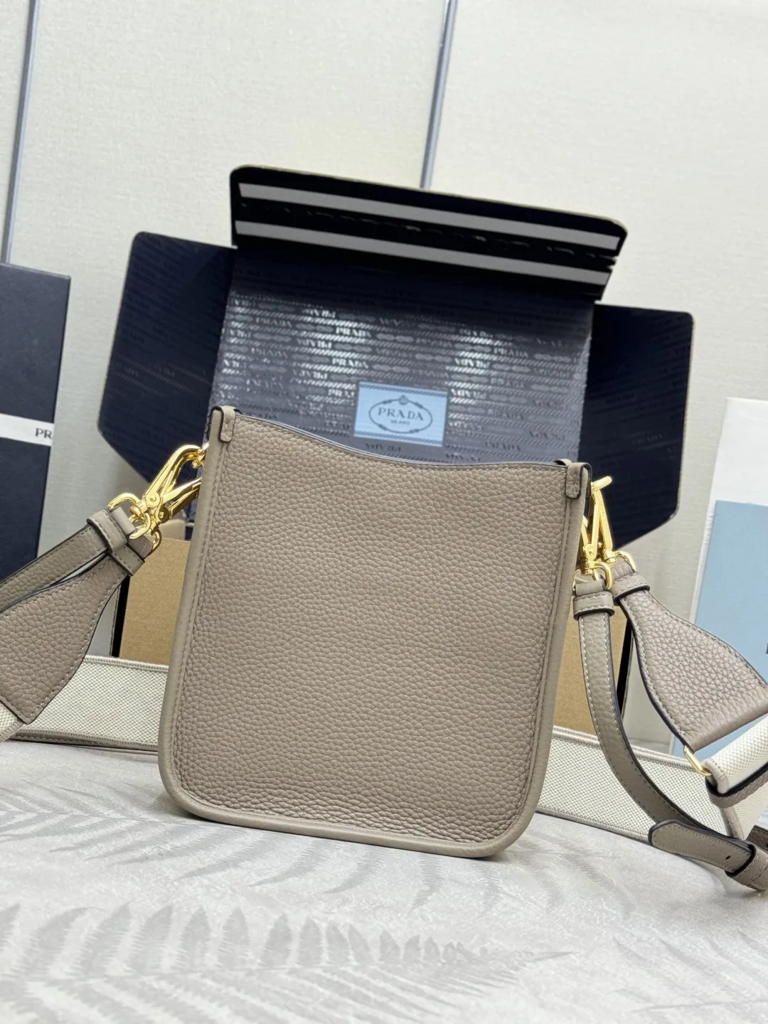 Prada 1BH191 Deerskin Mini Shoulder Bag D96011313 — view 3