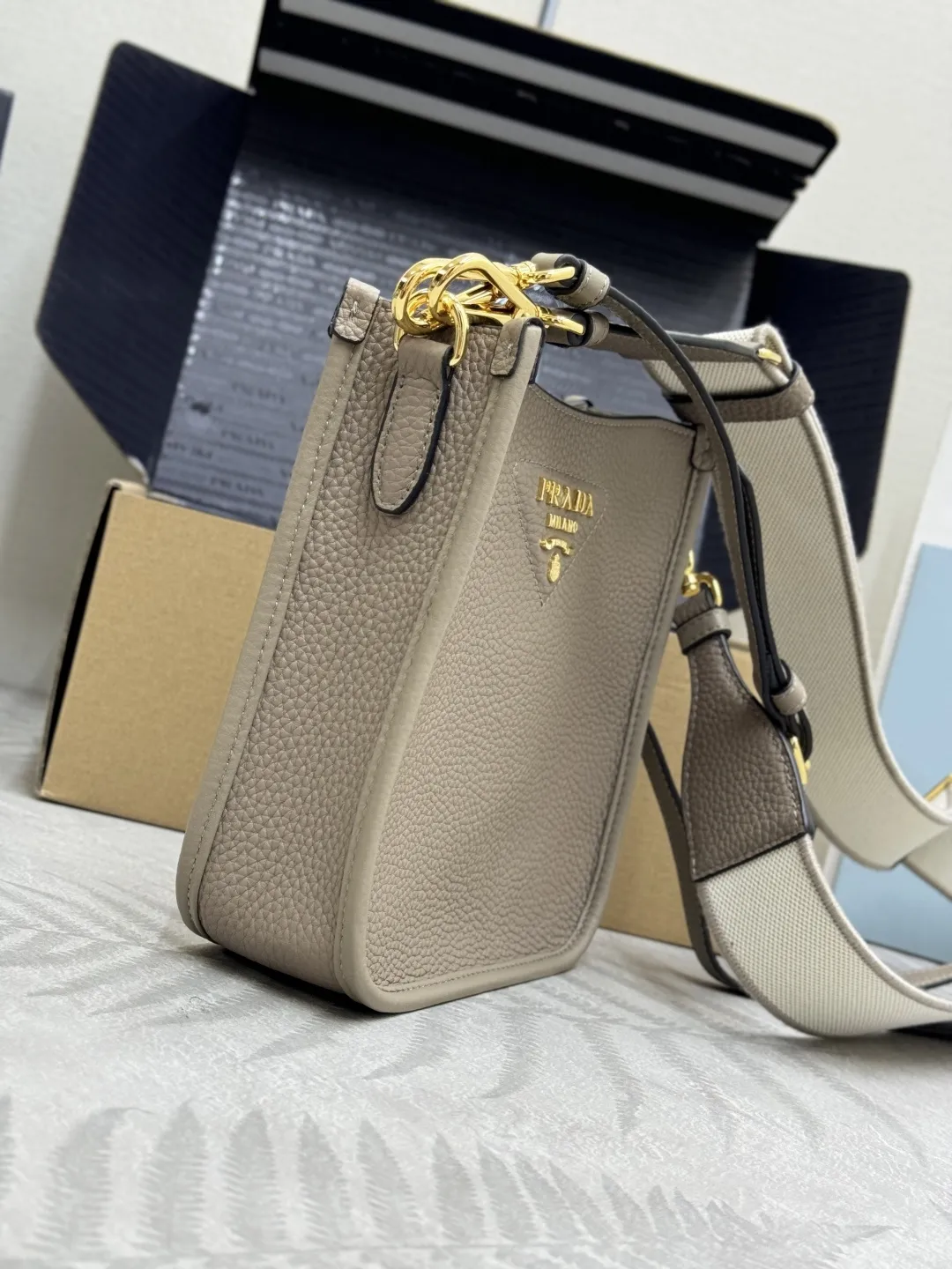 Prada 1BH191 Deerskin Mini Shoulder Bag D96011313 — view 4