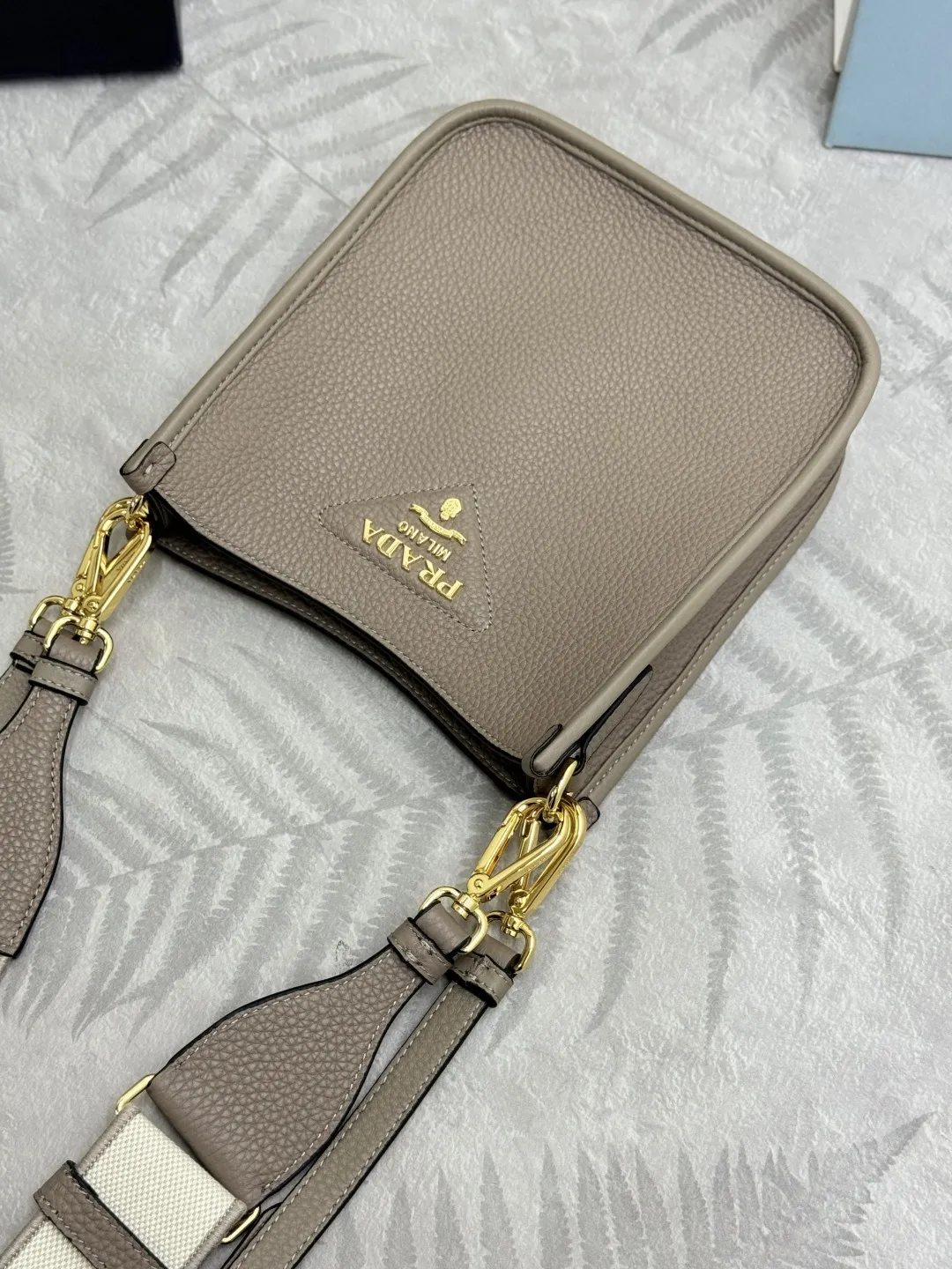 Prada 1BH191 Deerskin Mini Shoulder Bag D96011313 — view 5